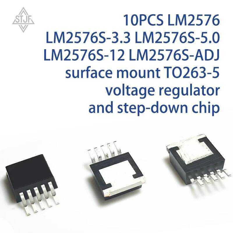 ชิ้น 10 LM2576 LM2576S-3.3 LM2576S-5.0 LM2576S-12 LM2576S-ADJ ชิปควบคุมแรงดันและชิปลดแรงดันแบบติดตั้