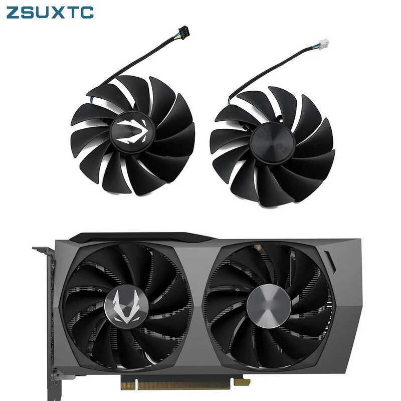GPU ชุดระบายความร้อน GA92S2U RTX3060Ti สำหรับ Zotac Gaming RTX 3060 Ti 3050 Twin Edge พัดลมระบายความ