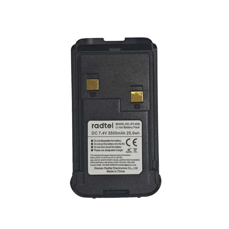 ▥ Walkie Talkie แบตเตอรี่ Li-Ion 7.4V 3500Mah Rt-4Db สําหรับ Radtel Rt-4D DMR Two Way วิทยุ