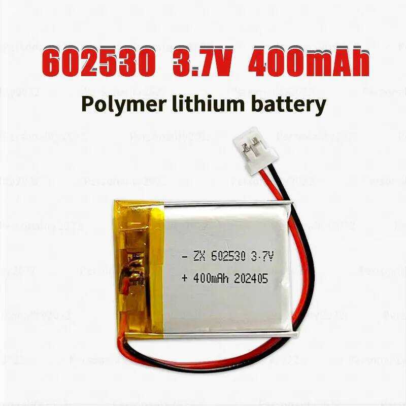 1-10 แบตเตอรี่ ชิ้น 400mAh 3.7V LiPo 602530 062530 แบตเตอรี่ลิเธียมโพลิเมอร์สำหรับแปรงสีฟันไฟฟ้า คอน