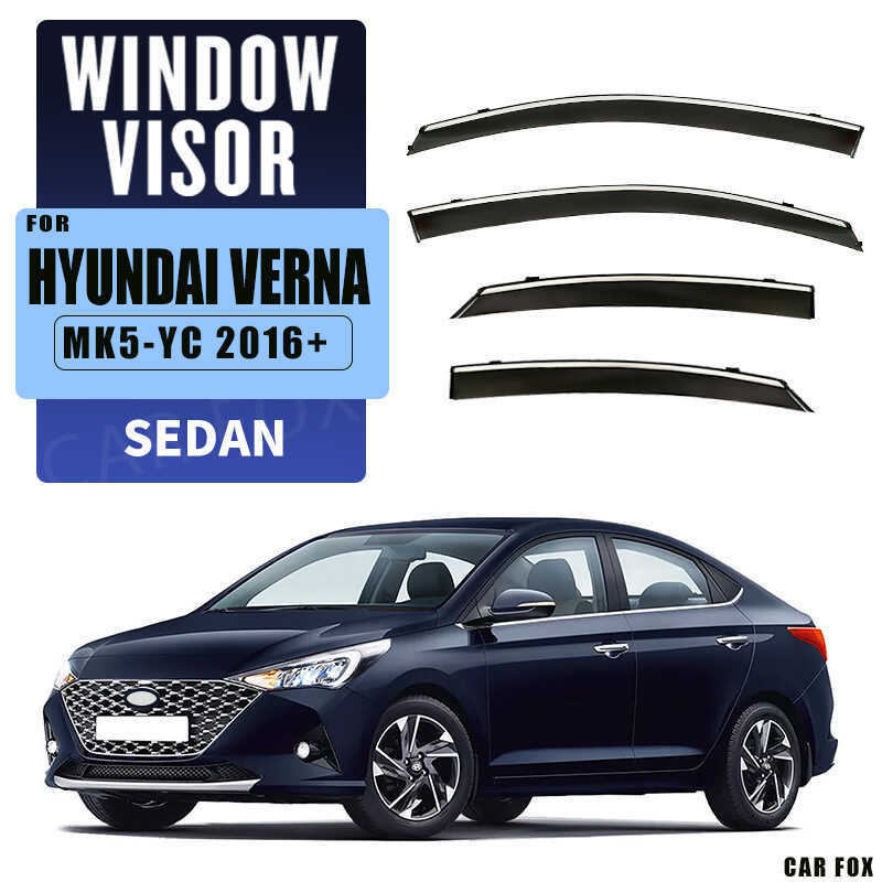 เหมาะสําหรับ Hyundai Verna RV Verna RV Window Rain Guard ที่บังแดดหน้าต่าง