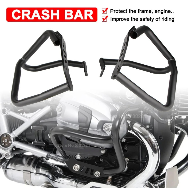 Motorcycle Refit Tank Guard Crash Bars For BMW R nine T 2014-2022 R9T RNINET Scrambler Racer 2016-2