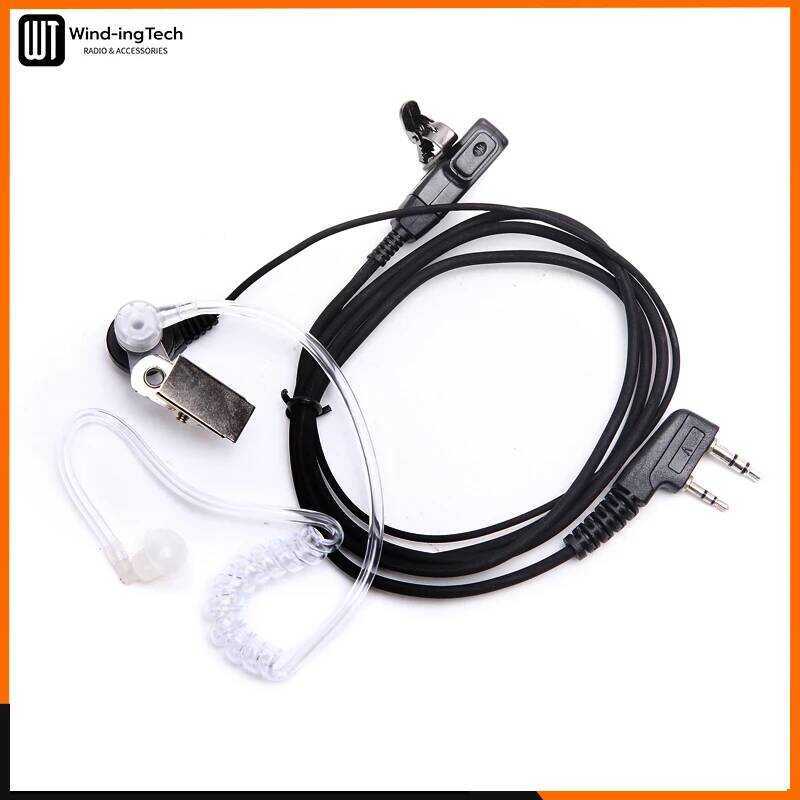 ▥ Uv-5Rh Walkie Talkie Uv-18 PRO Acoustic Air Tube หูฟัง  K5 K6 UV 5Rplus 2 ขา K พอร์ต