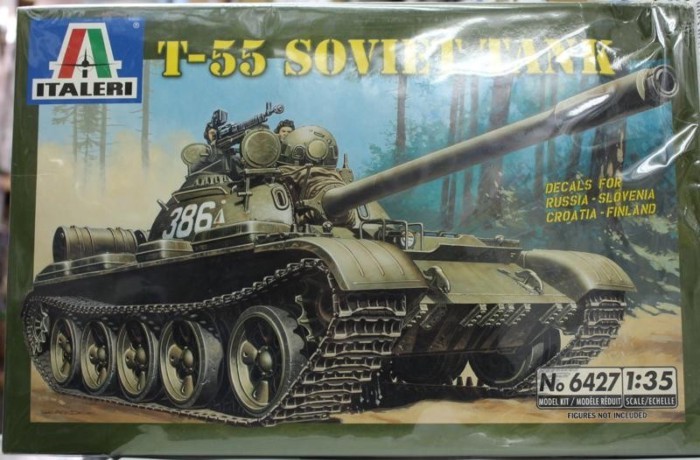 อิตาลี ITALERI ITALERI ITALERI 64271/35 รัสเซีย T-55 Heavy Tank รุ่น