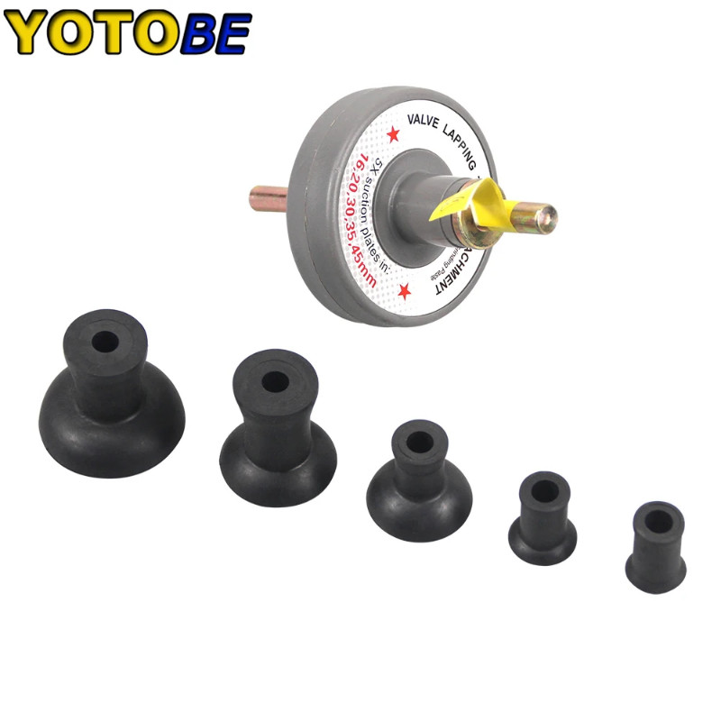 Valve Lapping Tool Attachment Car Repair Tool Professional Tool 5 Suction Plates