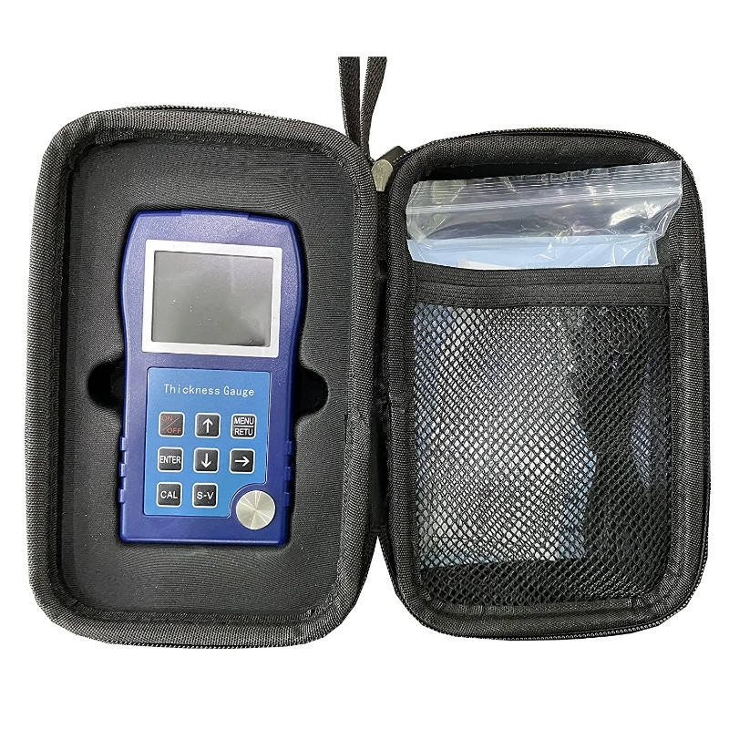 Digital Ultrasonic Thickness Gauge Meter with Range 0.75 to 400mm 2.3 inch Large Color Screen Displ