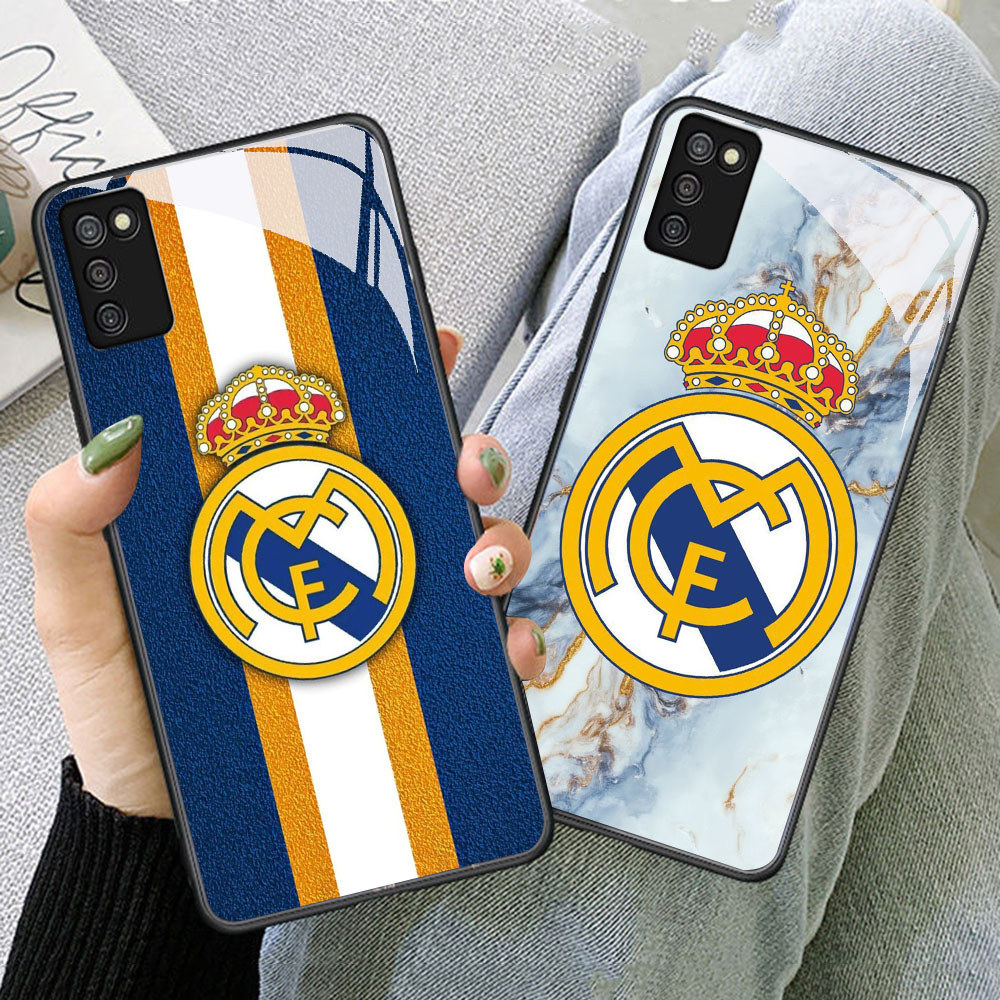 TS-6 Real Madrid HD Glass Casing สําหรับ Samsung A03S A71 M02S A02S A51