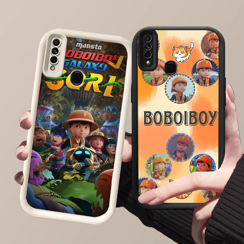HK-50 X BobiboyปลอกกันกระแทกสําหรับสีดําและสีขาวซิลิโคนOPPO Realme Narzo Reno A31 10A 6i A91 5i 10 2