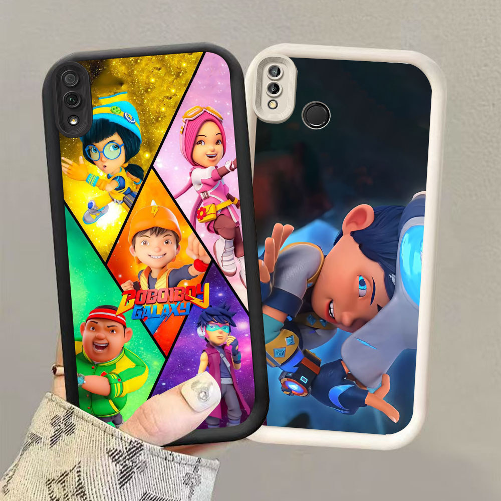 HK-10 Bobiboy ปลอกกันกระแทกสําหรับซิลิโคนสีดําและสีขาว VIVO Y91i Y66 V9 Y91C Y81 Y81S Y91 Y95 Y93