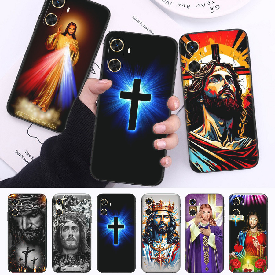 สําหรับ Huawei Y6 Y7 Y9 Prime ความเข้ากันได้เคสโทรศัพท์ TPU นุ่มฝาครอบป้องกัน C9 Divine Mercy Jesus