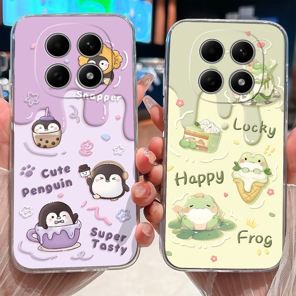 สําหรับ Redmi Note 15 Pro Pro + 5G Clear Protection ซิลิโคนสวยการ์ตูนสําหรับ Redmi Note15Pro + ฝาครอบ