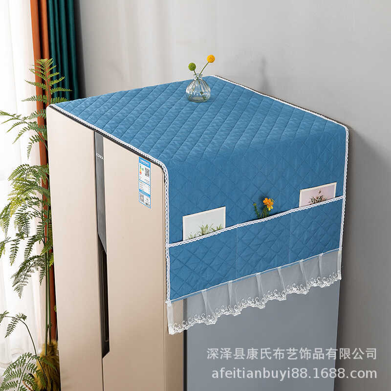 ตู้เย็น Media Green แบบประตูเดียว/สองประตู ป้องกันฝุ่นและน้ำมัน พร้อมฝาครอบด้านบน