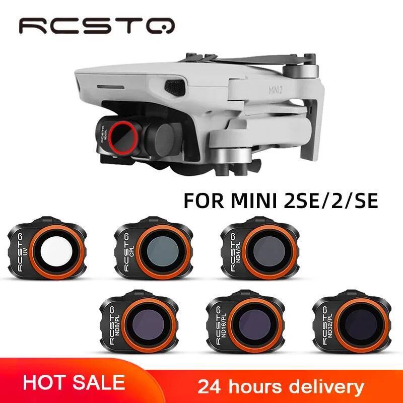 RCSTQ สําหรับ DJI Mini 2/Mini 2 SE Drone กรอง UV CPL ND4 ND8 ND16 ND32 ND/PL ชุดกรองเลนส์กล้องสําหรั