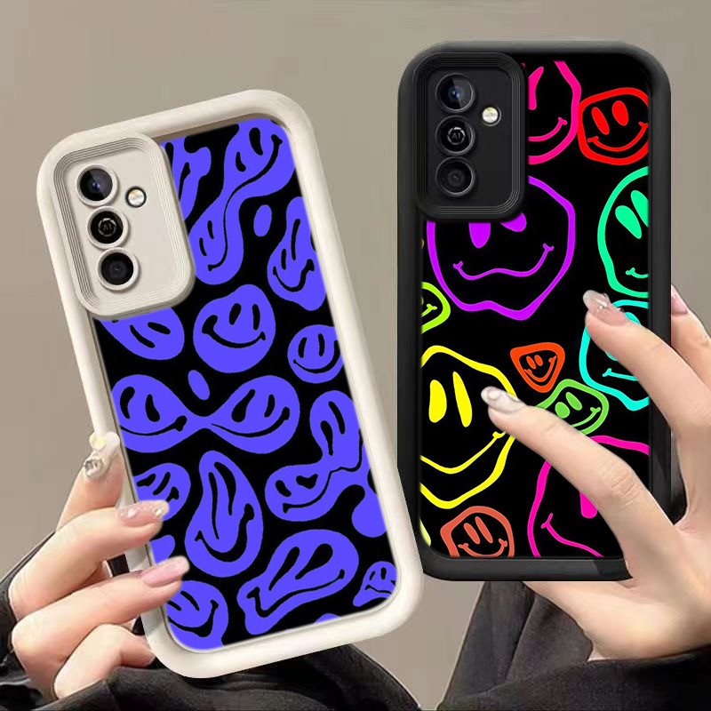 Realme 5 5i 6i 7i 8i 11 C15 C11 C12 C20 C21 C25Y เคสโทรศัพท์มือถือ ดวงตานางฟ้า กรณ AB70 Color Anime 