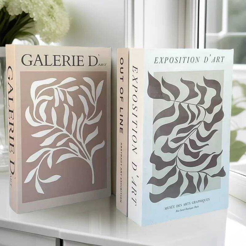 C Fake Book Storage Box Ury Decorative Boo Fashion Design Coffee Tab Bedroom Accessories Decoration