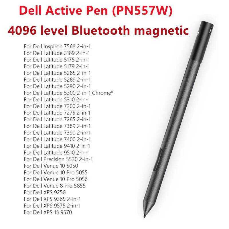 Dell ปากกาสไตลัสสำหรับ Latitude 5285 5289 5290 5300 5310 5320 5330 5340 2-in-1 ปากกาหน้าจอสัมผัส Tat