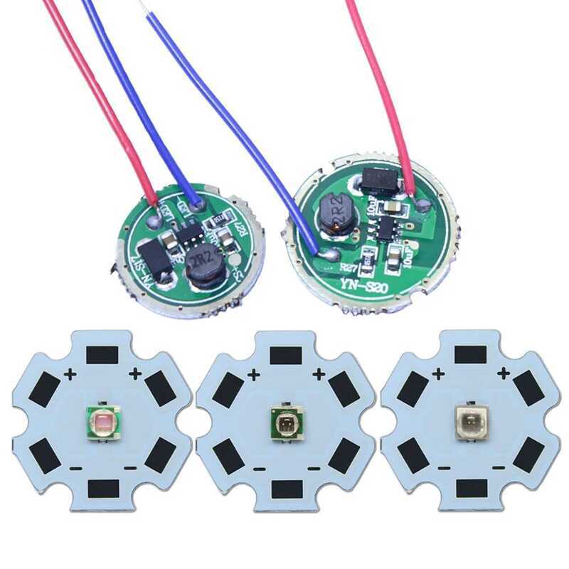 LED ชิป XPEE 3W 3535 ลึก 660nm IR อินฟราเรดสีแดง 730nm 850nm 940nm ลูกปัด+DC 1.2V-3.6V ไฟฉายกระแส 20