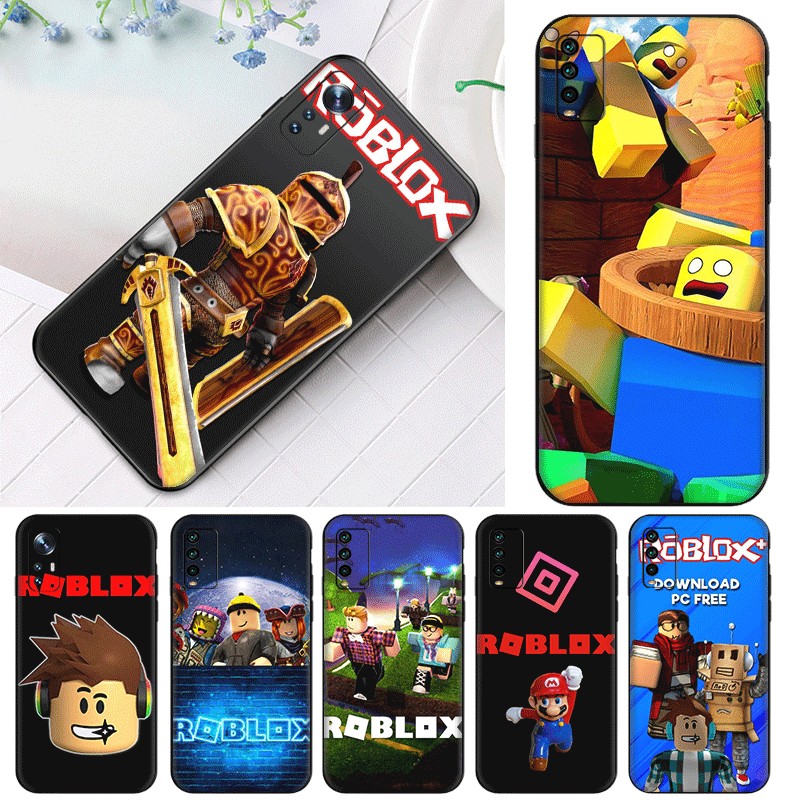 Redmi 8 7 6 Pro 6A 7A Roblox Game Spot TPU เคสโทรศัพท์มือถือแบบนิ่มสีดํา