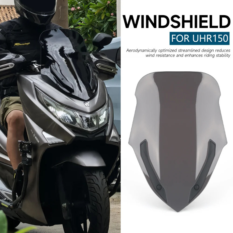 For Suzuki UHR150 UHR-150 UHR 150 Motorcycle Front Windscreen Windshield Wind Screen Shield Deflect