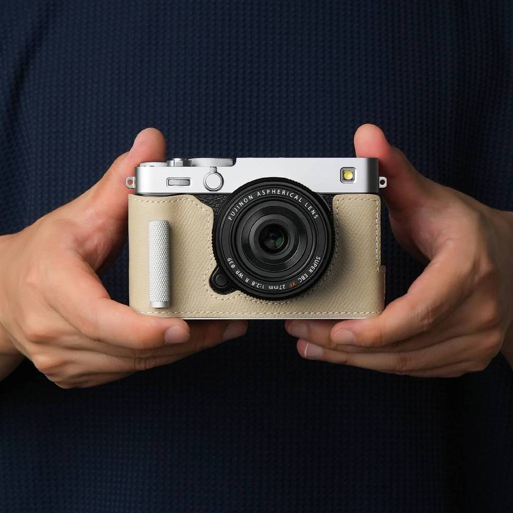 Mr.Stone สําหรับ Fujifilm xe5 กระเป๋ากล้องป้องกันกรณีกล้อง X-E5 กล้อง Handmade ของแท้ xe5 กระเป๋ากล้