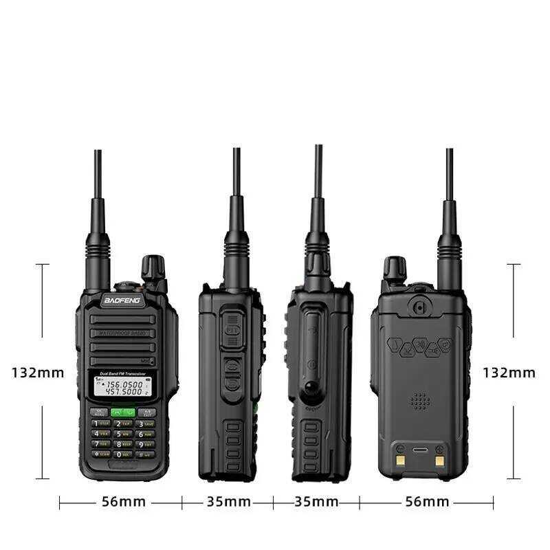 ▥  Uv-68 Max 10W Ip68 Walkie Talkieกันน้ําสูงcb Hamยาวช่วงuv-S22 Pro V2 Uv-98 Proแบบพกพา