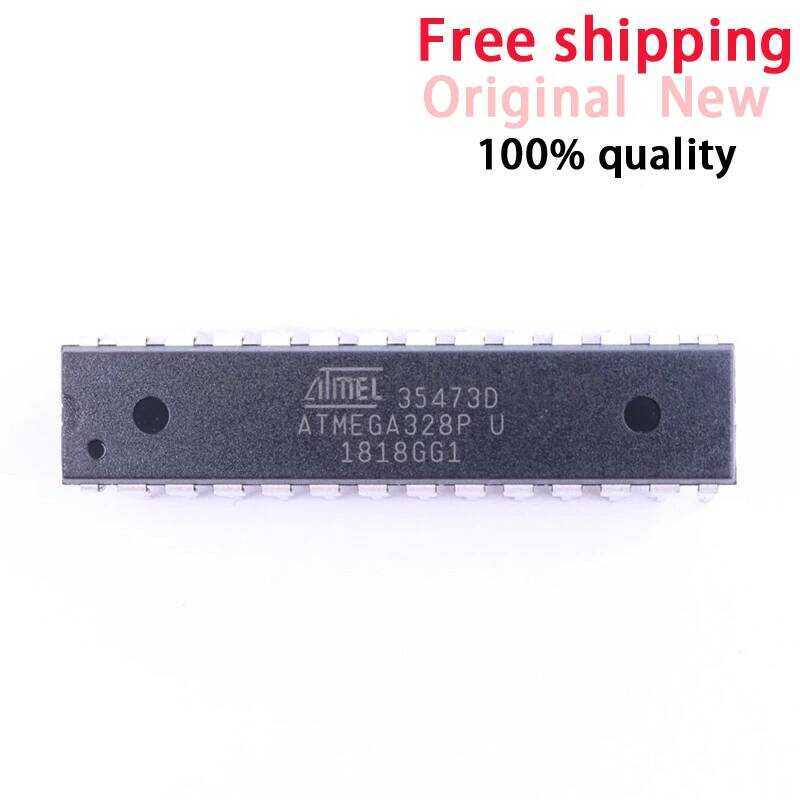ชิ้น 5-10 100% ใหม่ ATMEGA328P-PU ATMEGA328 ATMEGA328P P U DIP-28 ชิปเซ็ต 100%