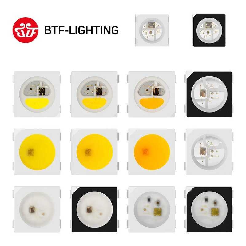 LED ชิป WS2812B SK6812 RGBW สีขาวอบอุ่น สีขาวธรรมชาติ สีขาวเย็น WWA 3535 5050 4020 SMD SK9822 APA102