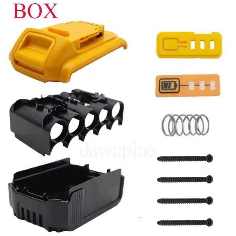20V สำหรับแบตเตอรี่ลิเธียมไอออน 10X18650 กล่องพลาสติก DCB183 DCB185 DCB200 DCB203 DCB205 DCB206 แบตเ
