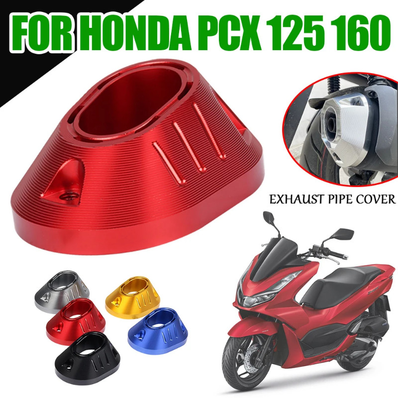 For HONDA PCX125 PCX 160 125 PCX160 PCX150 Motorcycle Accessories Exhaust Pipe Cover Tail Protector