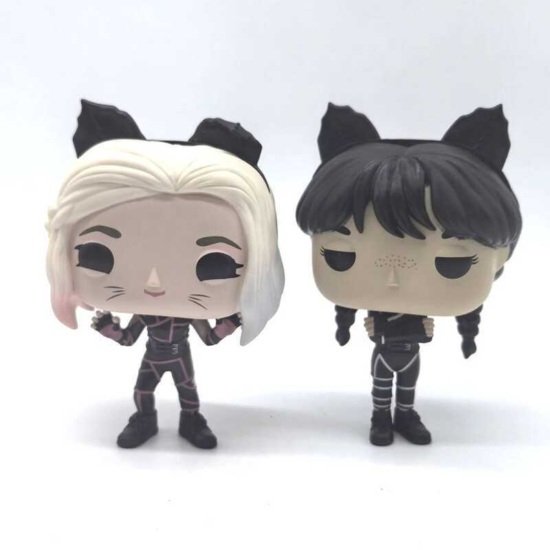 C Wednesday Addams Enid Sinclair Vinyl Action Figure The Addams Family Cat Costume Collect Model To