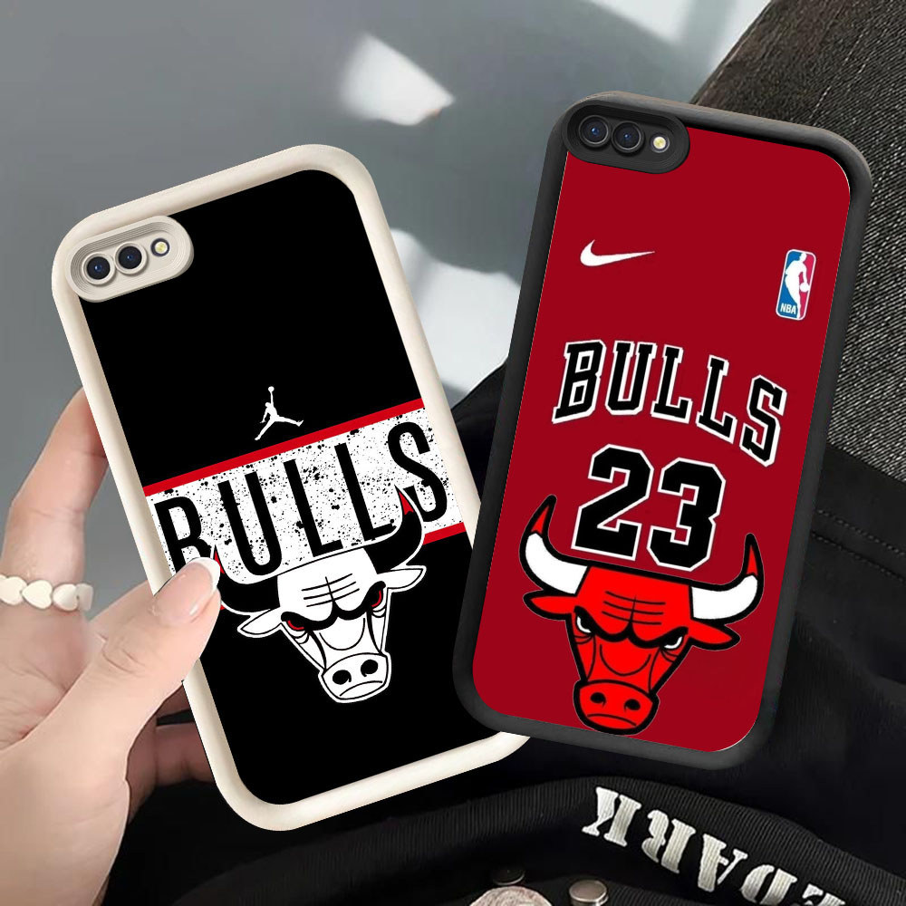 YS-43 Chicago Bulls NBA เคสกันกระแทกสําหรับ OPPO A5 A5X A3S A1K A12E Realme 14 14T C2 C2s
