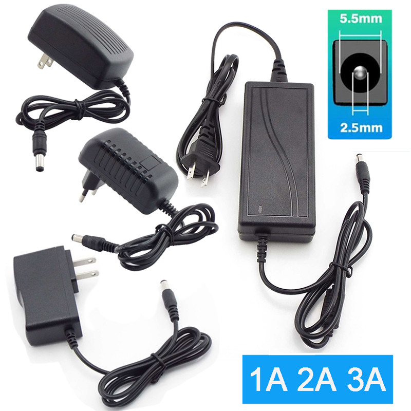 AC 100-240V ถึง DC 5V 6V 9V 10V 12V 15V 24V Universal Adapter 1A 2A 3A Charger US EU Plug.DTH1