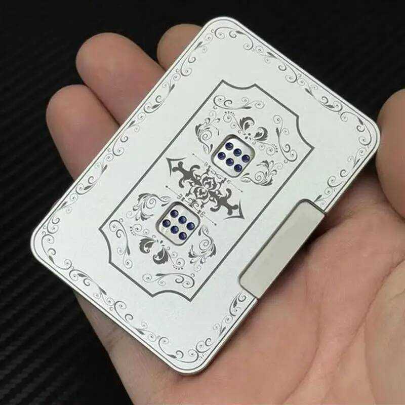 ▥ Creative 3D nical Dice ความเครียด Reliever ลูกเต๋าเกมกระดานกดและเปลี่ยน Spinner เกมแบบโต