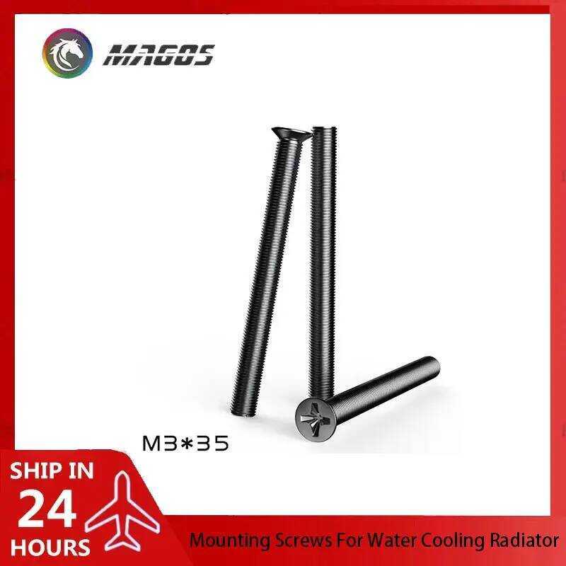 M3 ชุดสกรูยึดสำหรับหม้อน้ำระบายความร้อนด้วยน้ำ, 35mm 30mm 6mm ความยาวเลือกได้, M3*35,M3*30,M3*6, 12