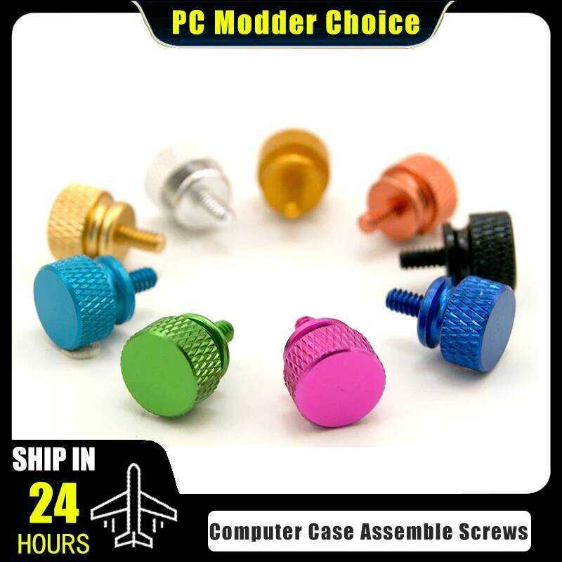 ขันสกรูแน่น ตัวเคสคอมพิวเตอร์ UNC 6#ชุดประกอบ MOD น็อตและโบลต์ภายนอก -32 สำหรับการ์ดแสดงผล PC PCI/PS