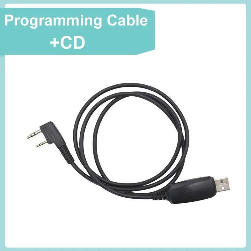 ▥ USB แบบ Uv-K5สำหรับ K6  Uv-5R  Uv5r สายโปรแกรม 13 UV 17 Pro พร้อมซอฟแวร์ซีดี