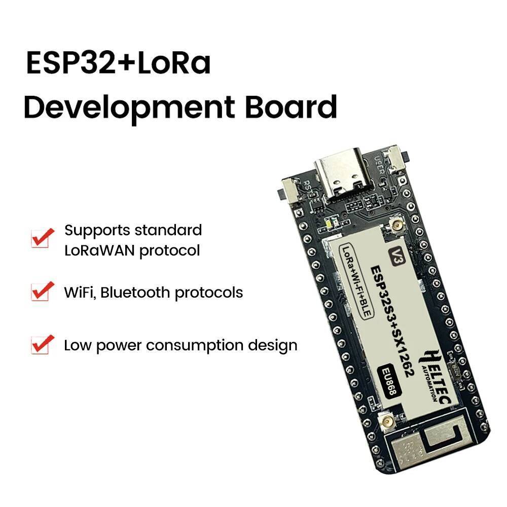 433-510MHz / 863-928MHz ไร้สาย Stick Lite ESP32 + LoRa V3 บอร์ดพัฒนาใช้งานร่วมกับ ESP32-S3 อินเทอร์เ