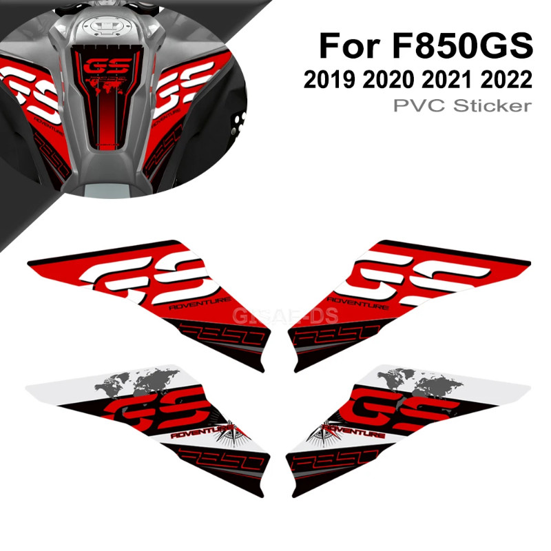 F850GS 2019 Motorcycle For BMW F850GS F850 GS 850 GSA Gas Knee Decal Adventure Stickers Tank Pad Pr