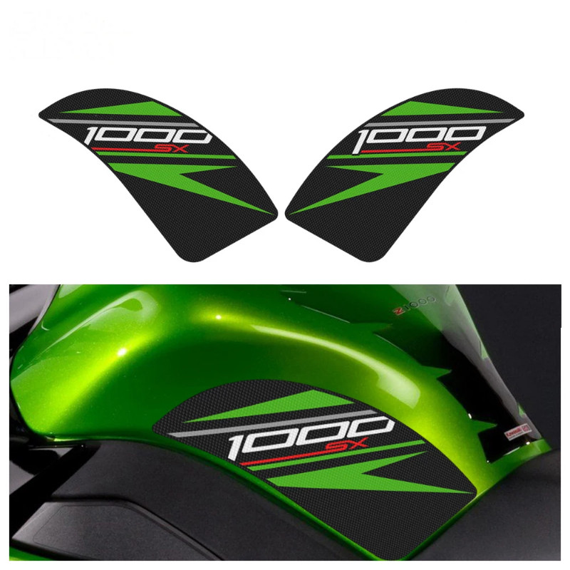 For Kawasaki Z1000SX 2011-2022 Z1000SX ABS 2011-2016 Sticker Motorcycle Side Tank Pad Protection Kn