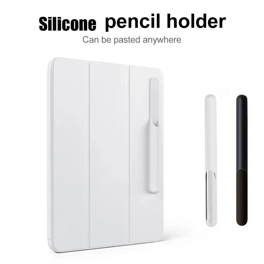 ที่ใส่ดินสอสําหรับ Huawei M-Pencil Pro M-Pencil 3 2 1 รุ่นสล็อตกระเป๋า S Penl Slot หนังกระเป๋า S แท็บเล็ตสีดําสีขาวซิลิโคนดินสอ