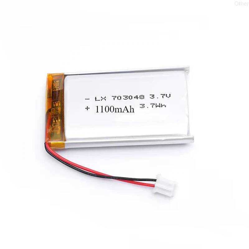 ชิ้น 2-10 703048 1100mAh 3.7V แบตเตอรี่ลิเธียมโพลิเมอร์แบบชาร์จได้สำหรับเครื่องมือความงาม การศึกษาปฐ