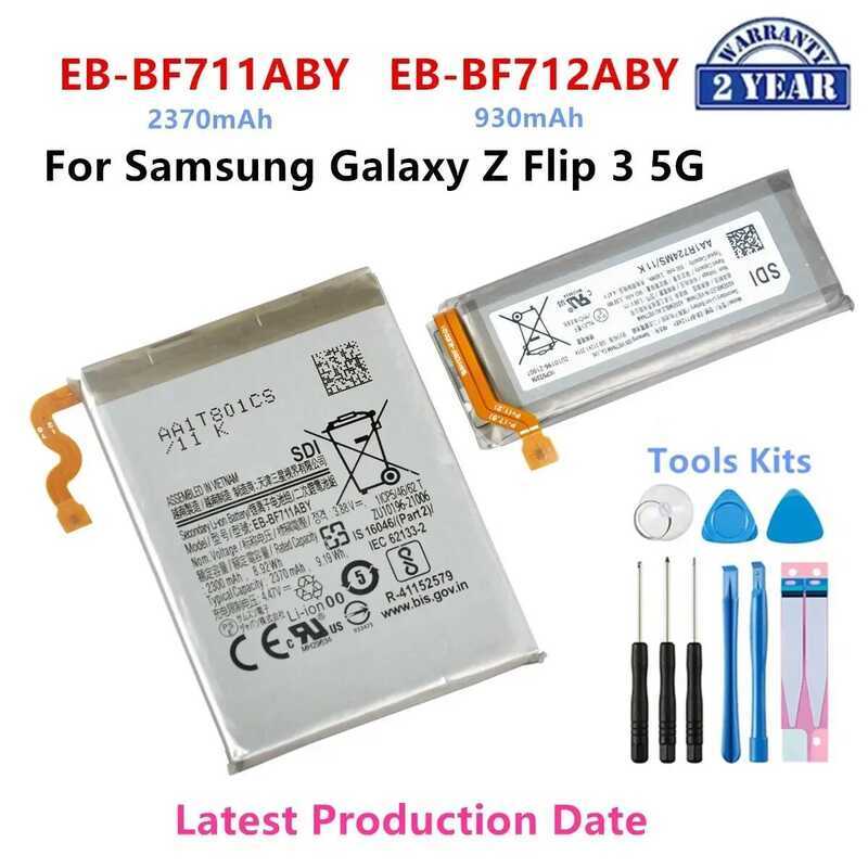 EB-BF711ABY แบตเตอรี่ EB-BF712ABY ใหม่เอี่ยมสำหรับ Samsung Galaxy Z Flip 3 Flip3 5G F711 F711B F712