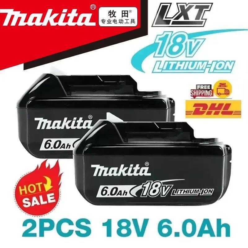 Makita แบตเตอรี่ลิเธียมไอออนแท้ 18V 5Ah BL1850B BL1850 BL1860 BL1860B BL1840B