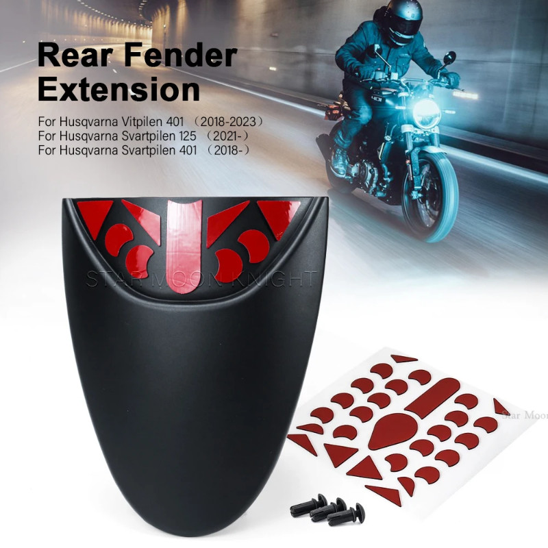 Motorcycle Rear Fender Extender For Husqvarna Vitpilen 401 Svartpilen 125 Svartpilen 401 Accessorie