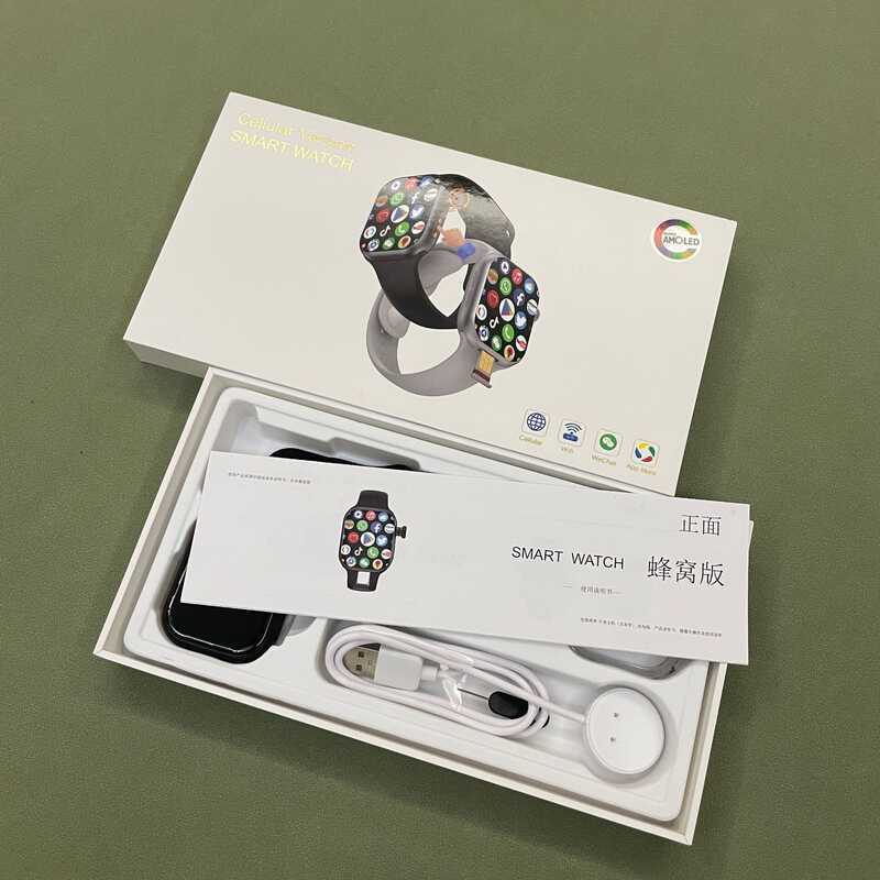 CD20 สมาร์ทวอทช์ S10 รุ่นรังผึ้งการ์ดล่าง 4G/WIFI Android ปุ่มสัมผัสกล้องหมุน