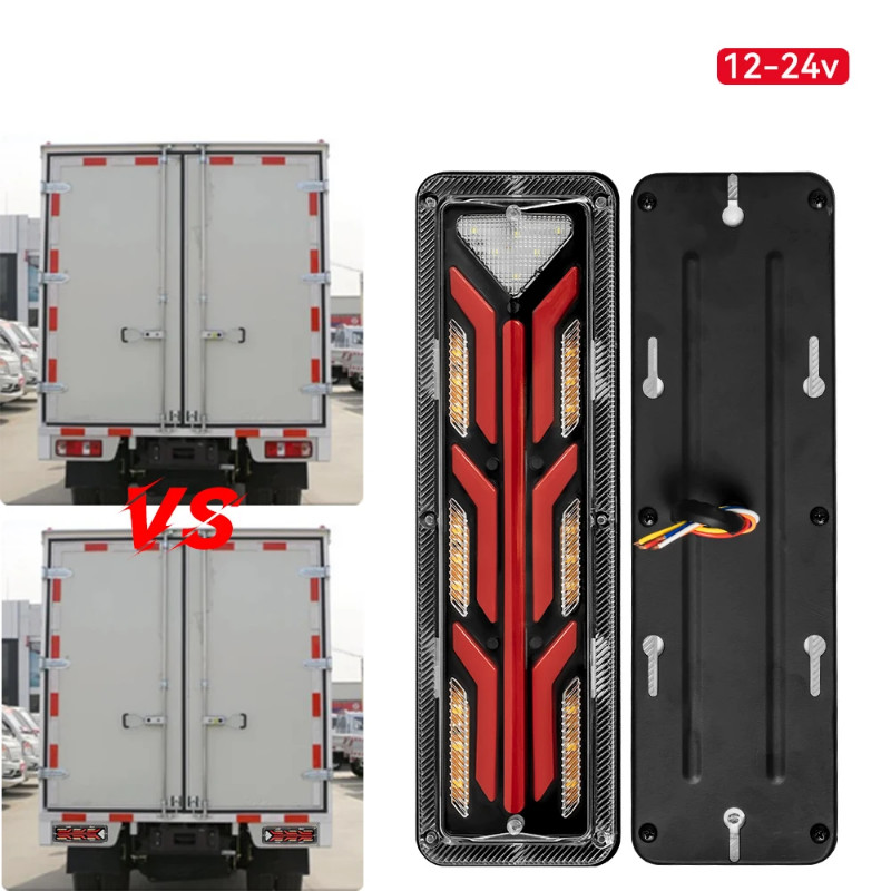 12V-24V LED Tail Lights Turn Signal Lamp Stop Lights For Trailer Lorries Boat Truck Car Light Assem