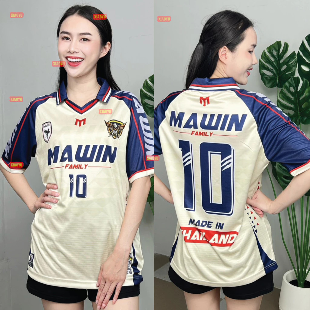 เสื้อกีฬาคอปกพิมพ์ลายกีฬา สไตล์ครอบครัว ใส่ได้ทุกวัย รูปที่ 6