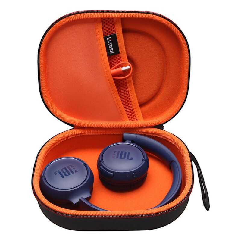 LTGEM กระเป๋าแข็ง EVA สำหรับหูฟังไร้สายบลูทูธ Live 770NC/660NC/650BT/400BT/500BT และ Tune 770NC/710B