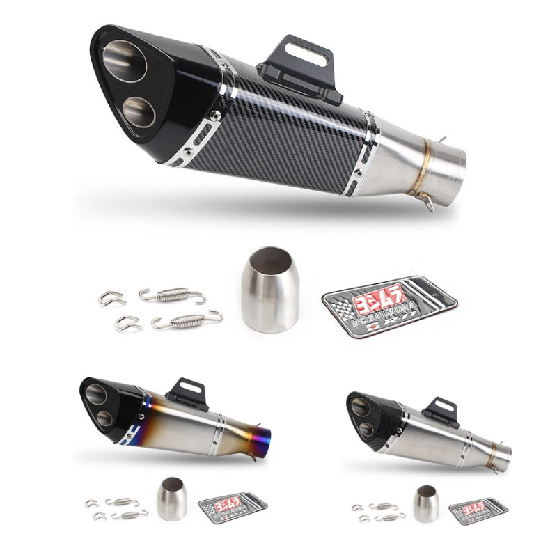 Universal 51mm Yoshimura  motorcycle exhaust R11 muffler For yamaha R15 R25 R3 R6 Kawasaki ninja250