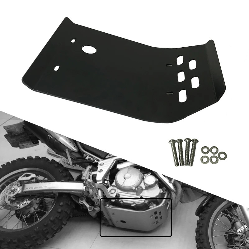 For YAMAHA Serow XT250 XT250X Tricker XG250 XT XG 250 Engine Base Chassis Spoiler Guard Cover Skid